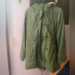 Sherpa Lined Gap Coat